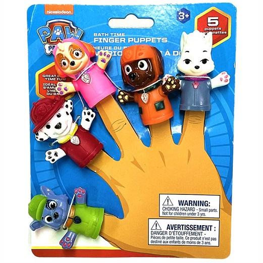 Paw Patrol Finger Puppets パウパトロール 指人形 5個セット フィンガーパ...