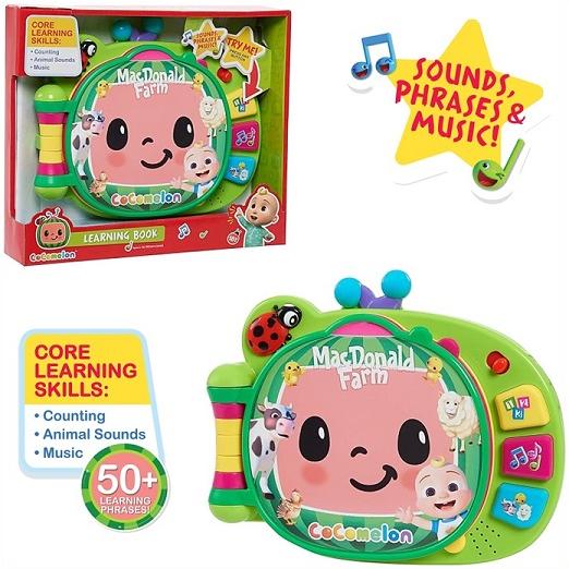 【COCOMELON ココメロン】 ラーニングブック 幼児用インタラクティブ玩具 3つの学習モード、...
