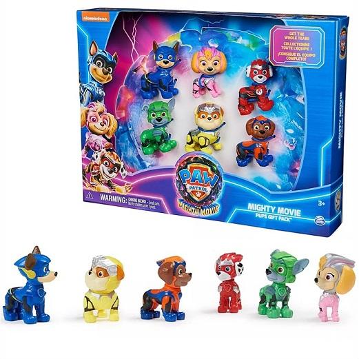 【Paw Patrol パウパトロール マイティムービー】 限定フィギュア 6体セット チェイス、マ...