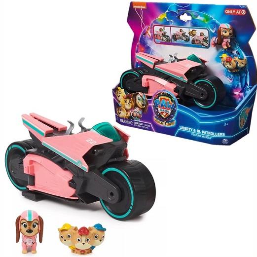 【Paw patrol】 パウパトロール マイティ ムービー リバティ マイティレスキューバイク＆ジ...