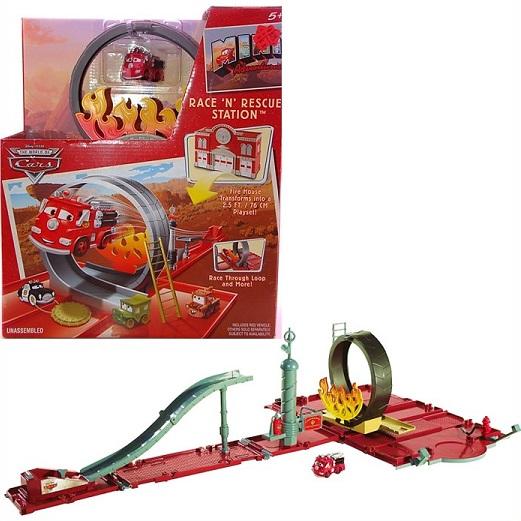 【Disney Pixar ディズニー CARS/カーズ】 カーズ レース N レスキューステーショ...