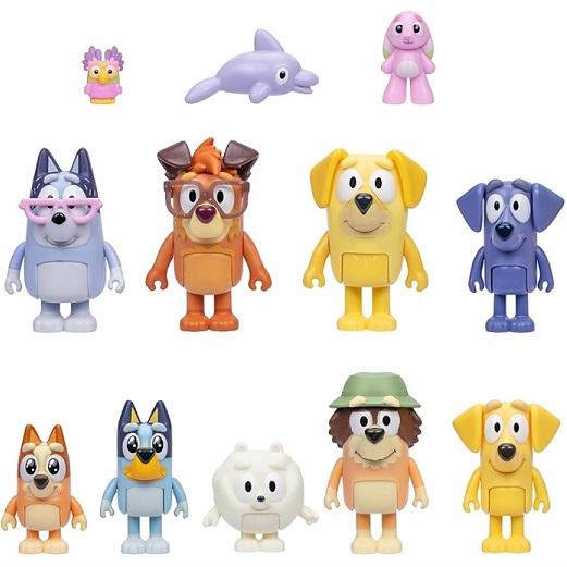 ディズニージュニア ブルーイ スーパーファンセット フィギュア12体入り/ブルーイ/ビンゴ/Blue...