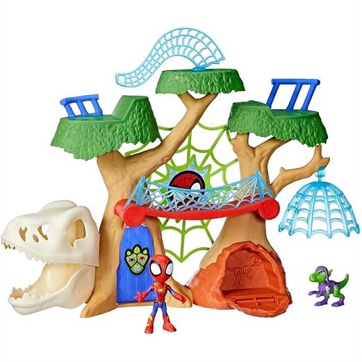 【Spidey】 スパイディとアメージングフレンズ ディノウェブス・ツリーハウス・スーパーヒーロー・...