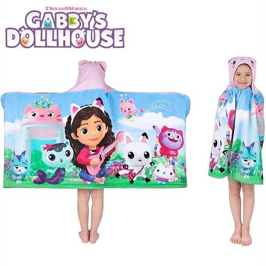 【Gabby's Dollhouse】 ギャビーのドールハウス ソフトコットン テリー フード付きタ...