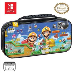 【Nintendo Switch Lite】 マリオメーカー ニンテンドー スイッチ ライト専用 デラックス トラベル ケース キャリングケース /任天堂/スウィッチ/スーパーマリオ