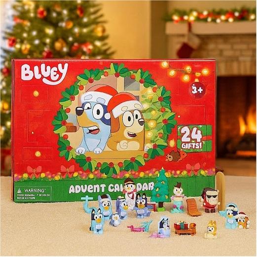 Bluey ブルーイ クリスマス アドベントカレンダー 24日間のクリスマスカレンダー/フィギュア/...