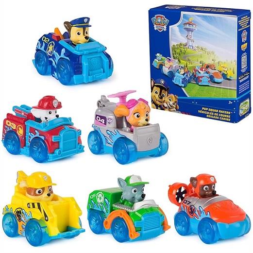 【Paw patrol】 パウパトロール パップ スクワッド レーサーズ 6台セット チェイス/マー...