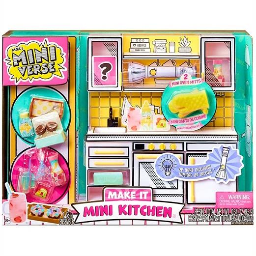 【MGA】 MINI Verse ミニバース メイク イット ミニ キッチン プレイセット UVライ...