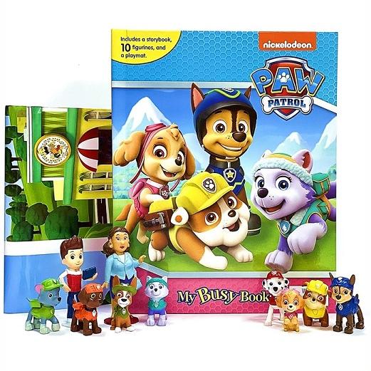 パウパトロール Paw Patrol My Busy Book マイ ビジー ブック 絵本/グッドウ...
