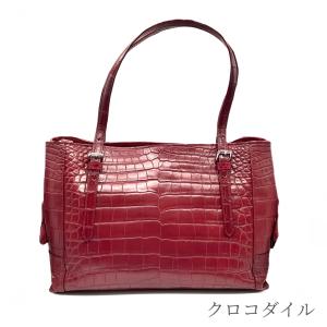 sankyo shokai [24h限定10%off]クロコダイル ハンドバッグ レディース