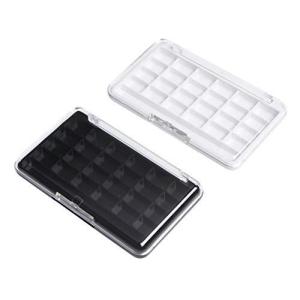 Frcolor 空パレット メイクパレット コスメ 収納ケース 24グリッド 口紅 化粧品 透明な蓋付き2個セット