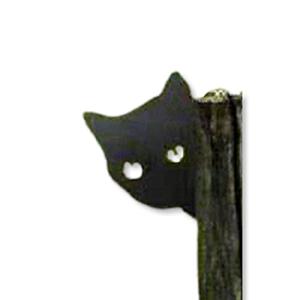 Lezalic ガーデニング 置物 飾り アイアンプレート オブジェ 園芸 動物 インテリア ウッドデッキ (猫)の商品画像