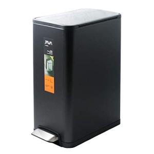 JAVA YUEYA ダブルフラップペダルビン ステンレス ゴミ箱 30L (45Lゴミ袋対応) ブラック (選べる4色)の商品画像