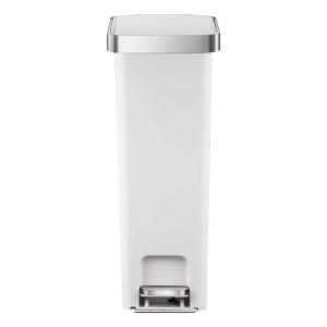 EKO ペダル式 ゴミ箱　40L　ホワイト 楽天市場】エバン 両開き ペダルペール 40L ホワイト アスベル