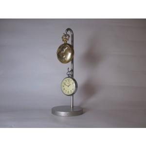 懐中時計スタンド ブラック横開き懐中時計ディスプレイスタンド : AK