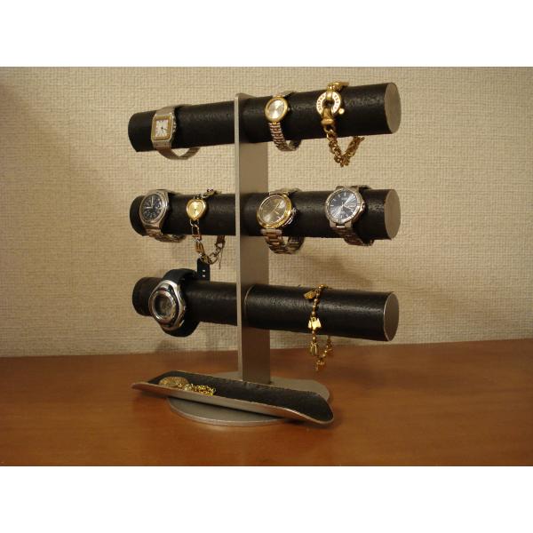 おしゃれ 腕時計スタンド　腕時計スタンド　時計スタンド　カッコいい12本掛けブラック腕時計スタンド