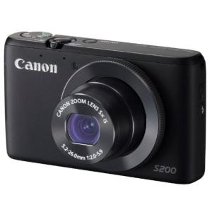 Canon デジタルカメラ PowerShot S200 (ブラック) F値2.0 広角24mm 光学5倍ズーム PSS200 (BK)の商品画像
