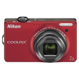 Nikon デジタルカメラ COOLPIX (クールピクス) S6000 フラッシュレッド S6000RDの商品画像
