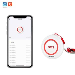 SINGCALL 緊急連絡ボタン ナースコール 家庭用WIFI SOS緊急ボタン 呼び出しベル 介護 高齢者 患者 妊婦 障碍者向け 防水の商品画像