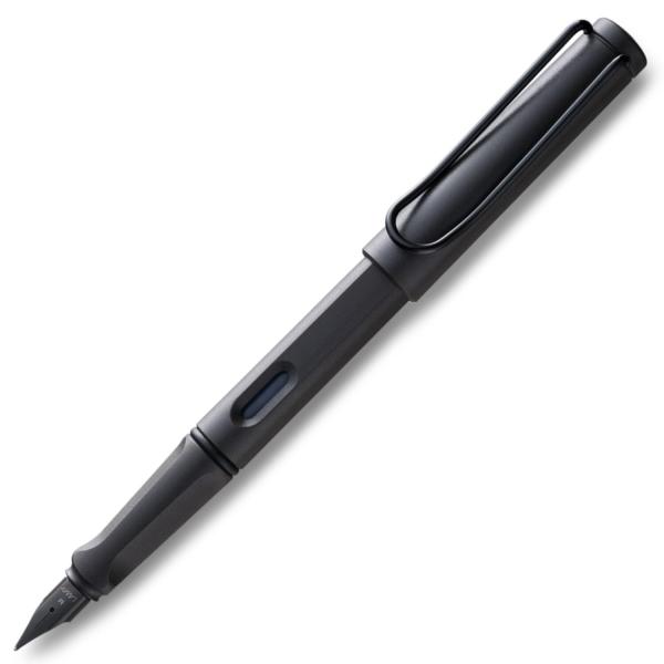 LAMY ラミー 万年筆 F 細字 サファリ ブラック L17-F 正規輸入品