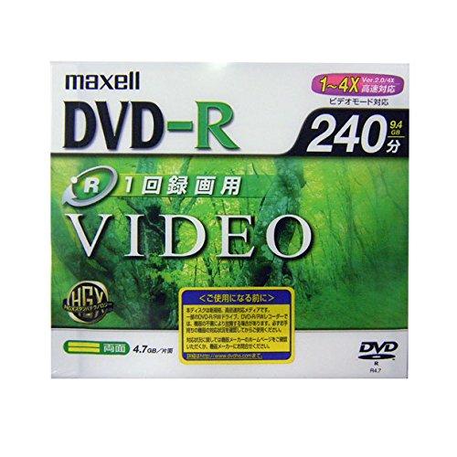マクセル DVD-R 録画用 たっぷり240分 1枚 DR240.1P
