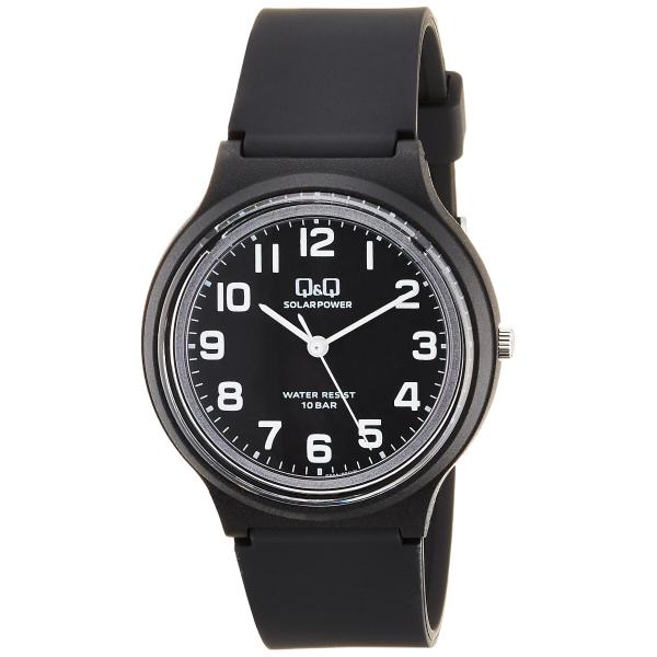 シチズンQ&amp;Q 腕時計 キューアンドキュー アナログ ソーラー 10気圧防水 ウレタンベルト E04...