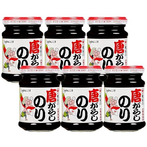 桃屋 唐がらしのり 105g×6個 海苔佃煮 国産海苔使用 海苔 唐辛子