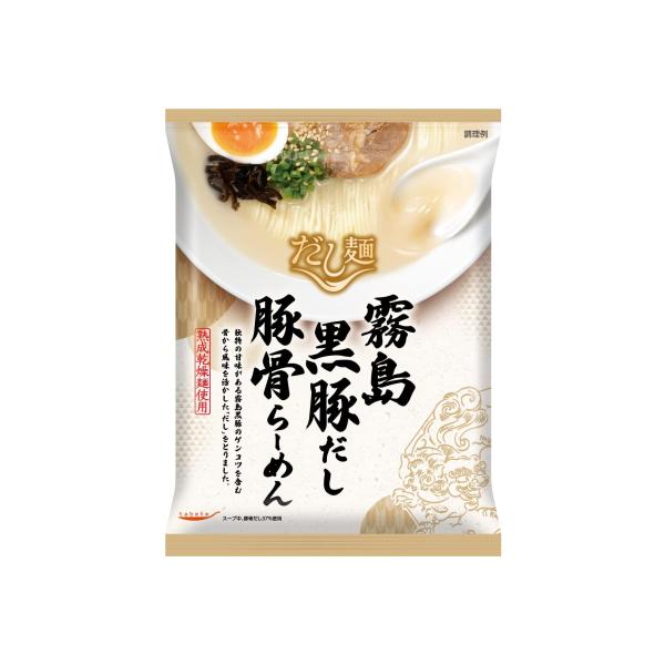 国分 tabete だし麺 霧島黒豚だし 豚骨らーめん 100g×10袋 保存食 備蓄