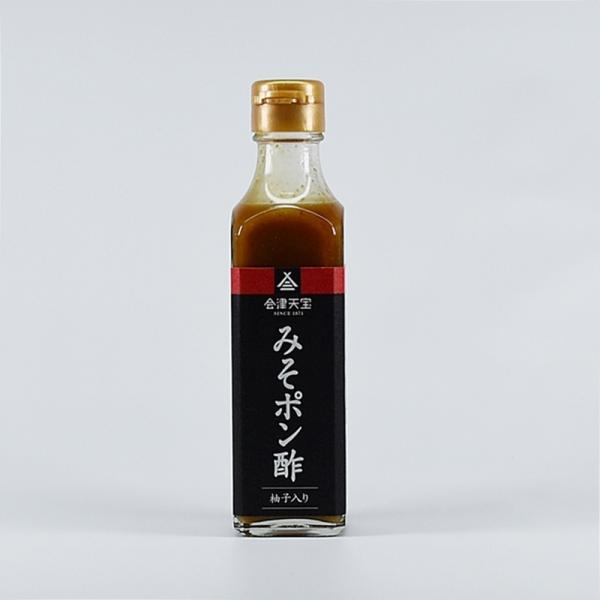 会津天宝 みそポン酢 190ml瓶