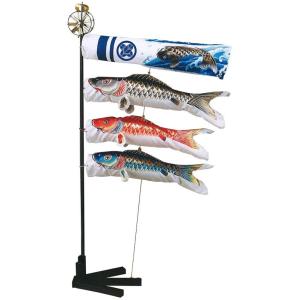 室内飾りスタンド式鯉のぼりミニ座敷鯉物語天華セット【80ｃｍ】　【鯉のぼり】【こいのぼり】