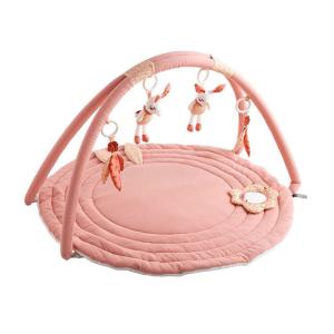 【ラッピング不可】 ソトン プレイマット エスメ 【TYSTESTS1】 SAUTHON ダッドウェイ 出産準備 新生児〜 うさぎ ピンク ベビーマットの商品画像