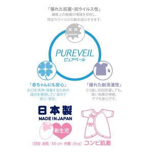 ミキハウス ピュアベール ニットガーゼコンビ肌...の詳細画像5