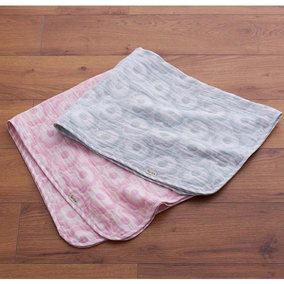 フェリーべ 5重ガーゼケット EB08 西川 【1520-00048】23 ブルー 出産準備 赤ちゃ...