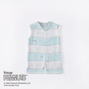 PEANUTS ベビー6重ガーゼスリーパー 西川【WS53680600】スヌーピー ビニールバッグ入り 日本製 出産祝い ギフト オールシーズン【爆買】【超PayPay祭】