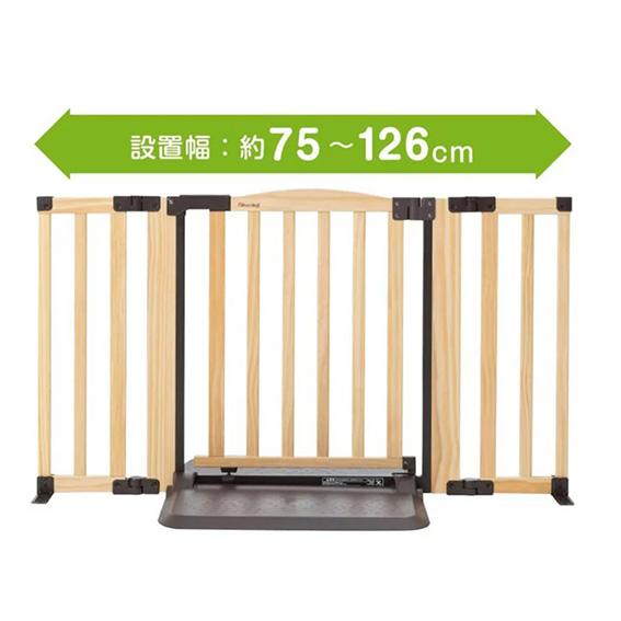 おくだけドアーズ woody-2 ナチュラル Mサイズ(幅75-126cm) 日本育児【501204...