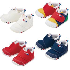 ミキハウス ホットビスケッツ ファーストベビーシューズ【70-9320-490】12cm 12.5cm 13.0cm ビーンズくん くま ベビー靴【爆買】【超PayPay祭】