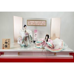 雛人形 皇華立雛親王飾り406 ゆうき作 江戸木目込人形 【店頭展示品