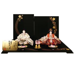 雛人形 皇華立雛親王飾り406 ゆうき作 江戸木目込人形 【店頭展示品