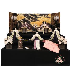 雛人形 三段飾り 藍 : 赤ちゃんデパート - 通販 - Yahoo!ショッピング