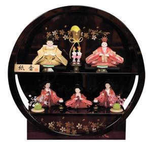 ひな人形］山本寛斎 五人飾り 月びな 春暁【雛人形】 : 赤ちゃん