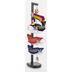 粋々モビール 鯉物語・銀鱗セット60cm【天井吊り下げタイプ鯉のぼり