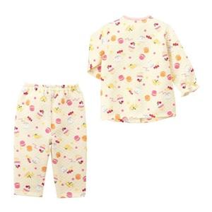 販売価格8000円+税をSALE　ミキハウス　mikihouse　ニットキルト長袖パジャマ　80ｃｍ...