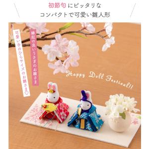 雛人形 ひな人形 コンパクト おひなさま お雛...の詳細画像2