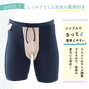 スクール水着 男子 水着パンツ 男の子 セミロ...の詳細画像3