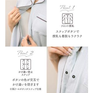 新商品 マタニティ パジャマ 上下セット テレ...の詳細画像3