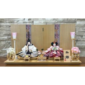 ひな人形　コンパクト平飾り　雛人形