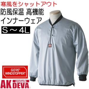 防風 保温 防寒 インナーウェア シルバー 上衣のみ AK