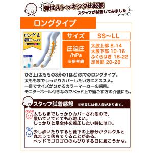 弾性ストッキング 医療用 着圧ソックス ひざ上...の詳細画像3