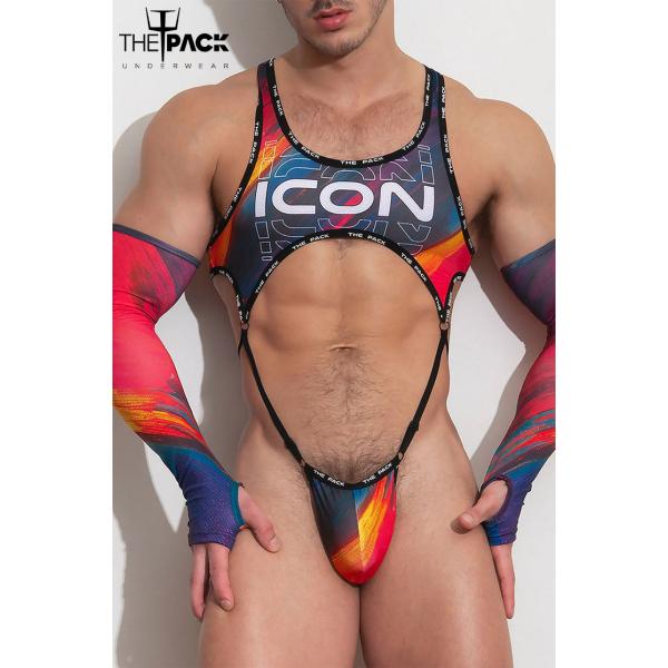 ICON Bodice セクシー 大胆カラー 魅力 ソフト生地 スポーティ プール 情熱 ワンピース...