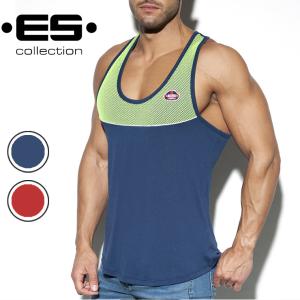 Es Combi Mesh Tank Top ファッション メンズ 高級 タンクトップ おしゃれ 快適なシャツ セクシー 吸水速乾 肌触 スペイン製造 Ts253 インソレンドジャパン 通販 Yahoo ショッピング